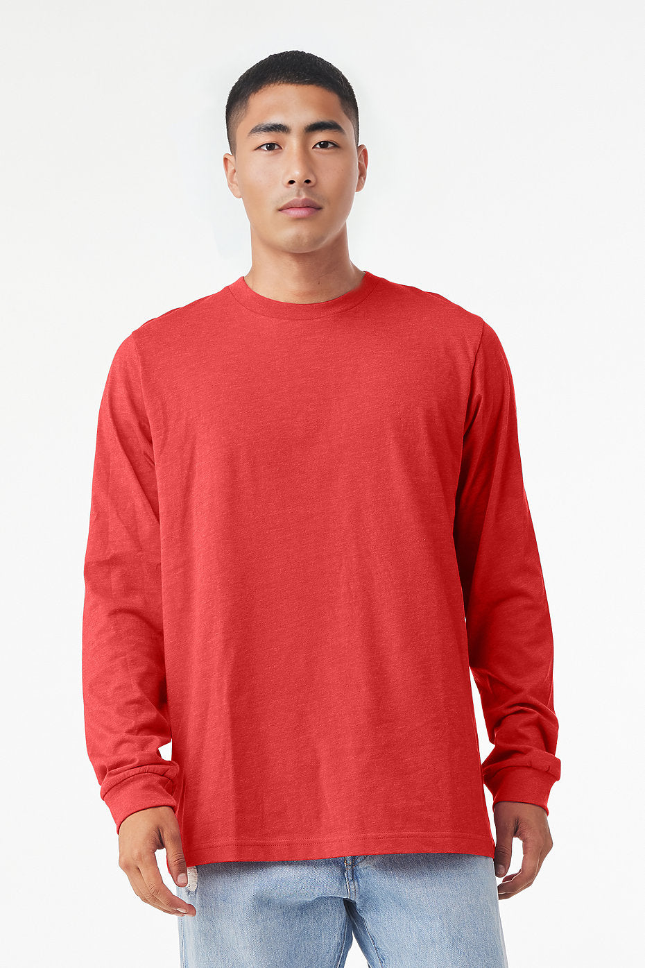 Unisex Heather CVC Long Sleeve Tee